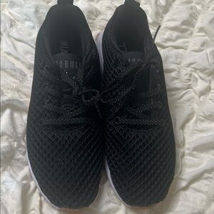 Black Mesh Athletic Sneakers- No Bull Brand